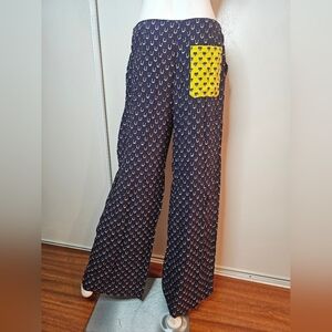 Staud Park Printed Wide-Leg Pants Size 10